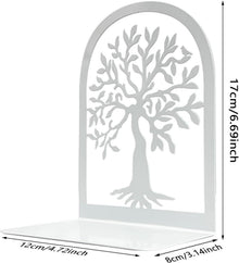 Qualsen Bücherstützen Metall Buchhalter Regal 17x12x8 cm (1