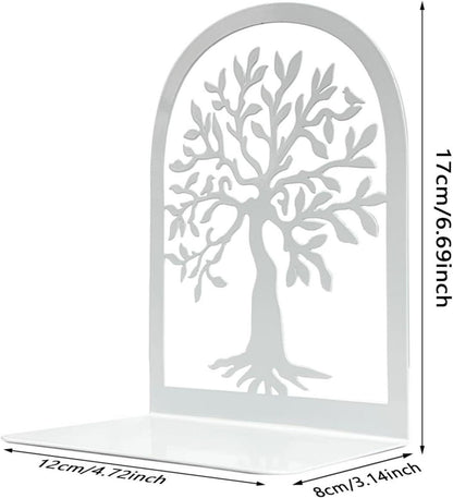 Qualsen Bücherstützen Metall Buchhalter Regal 17x12x8 cm (1