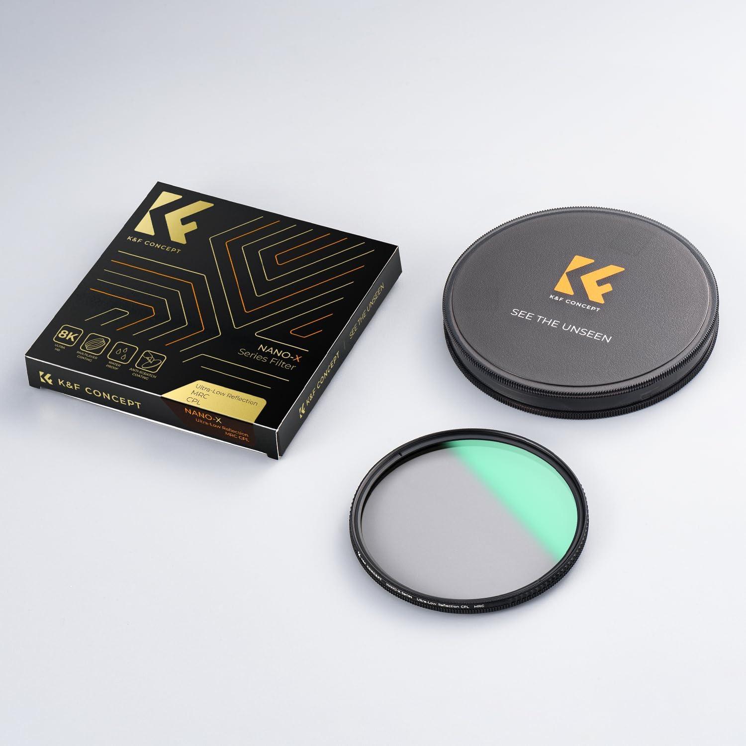 67mm CPL Filter Polarisationsfilter Nano-X Serie mit CNC-Rahmen