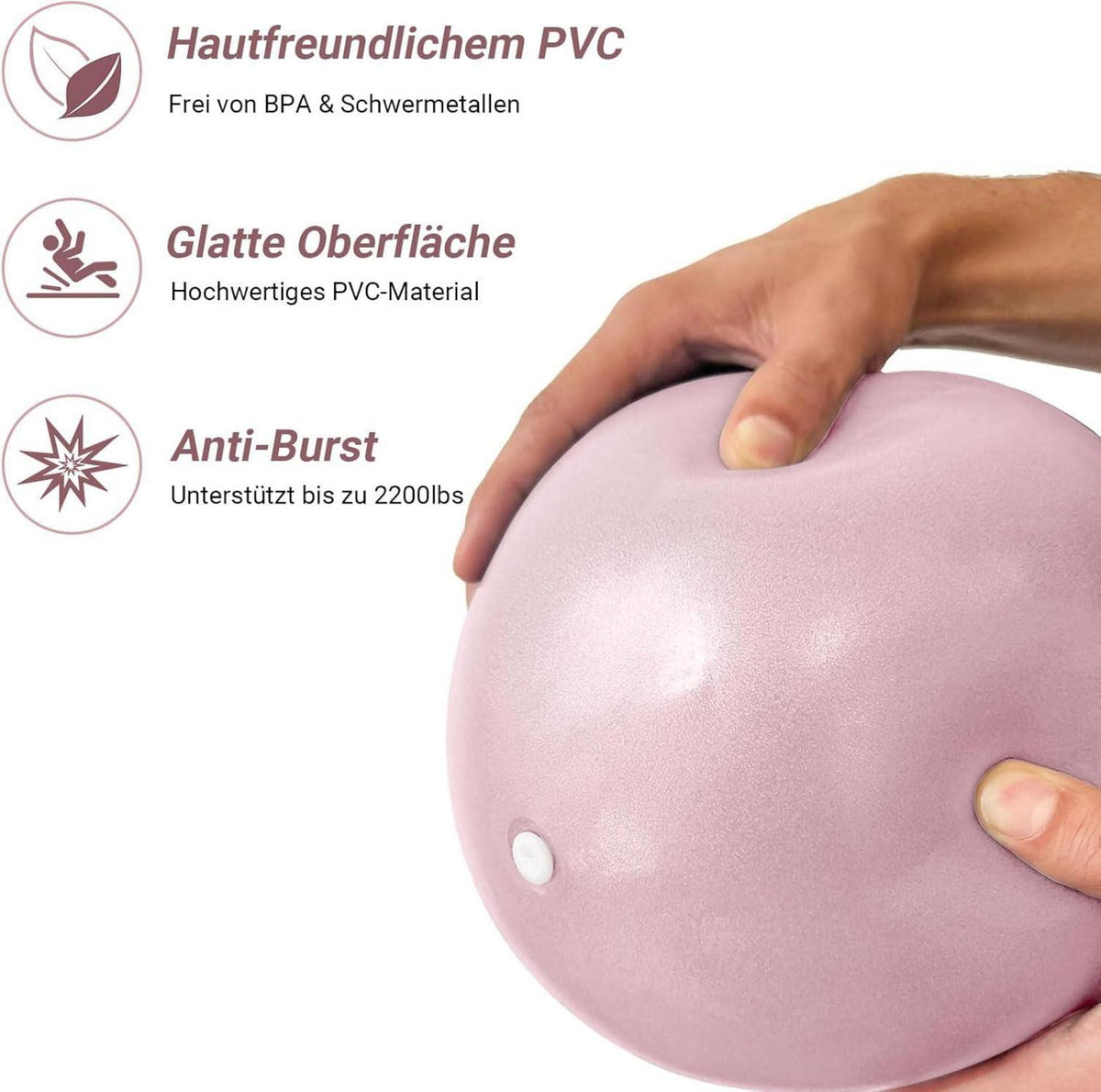 Gymnastikball Pilates-Ball 25cm Yoga Ball Baby Soft
