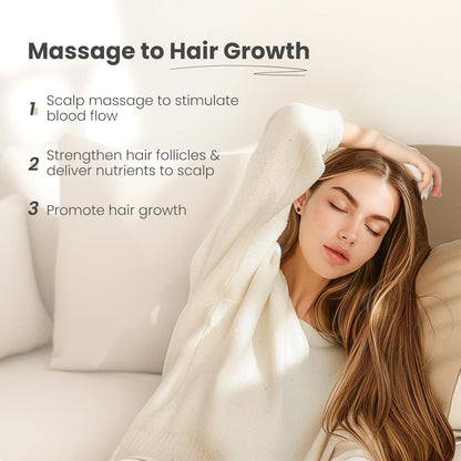 Kopfhaut Massagebürste Shampoo Bürste für Haarwachstum, Reduziert Schuppen