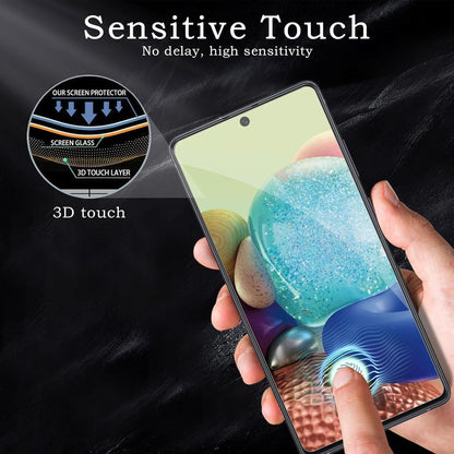 3er Set Panzer Schutzglas Samsung Galaxy A71/A72/A73 Displayfolie 9H Härte