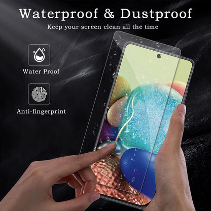 3er Set Panzer Schutzglas Samsung Galaxy A71/A72/A73 Displayfolie 9H Härte