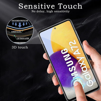 Panzer Schutzfolie Samsung Galaxy A72 4in1 Set 9H Härte