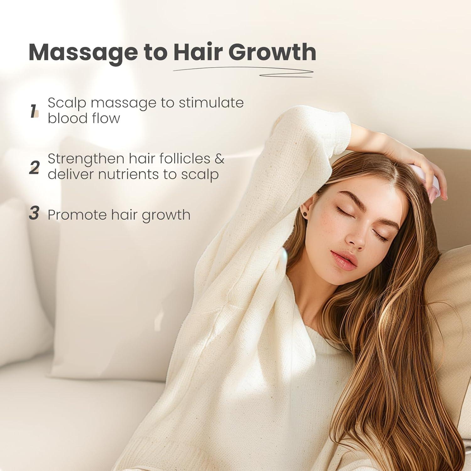Kopfhaut Massagebürste Shampoo Bürste Blatt Serie Bio Haarwachstum Schuppen