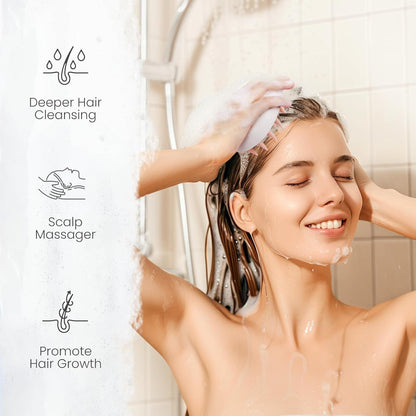 Kopfmassage Bürste Peeling Haarwachstum Reduziert Schuppen Trocken