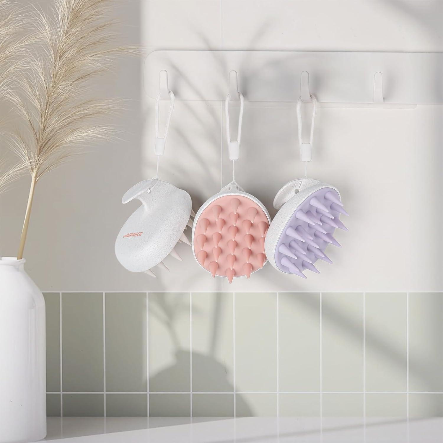 Kopfhaut Massagebürste Shampoo Bürste Blatt Serie Bio Haarwachstum Schuppen
