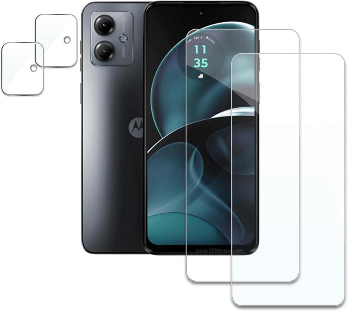 Schutzfolie Motorola Moto G14 Gehärtetes Glas Displayschutz 9H Härte