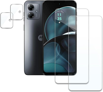 Schutzfolie Motorola Moto G14 Gehärtetes Glas Displayschutz 9H Härte