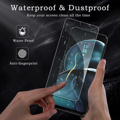 Panzer Schutzfolie für Motorola Moto G14 - 2x Glas Displayschutz - Kratzfest - Fingerabdruck-resistent - Wasserdicht - Hülle kompatibel