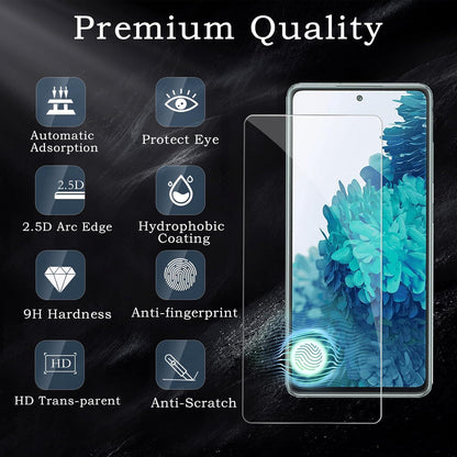 3er Pack Samsung Galaxy S20FE Panzer Schutz Glas, 9H