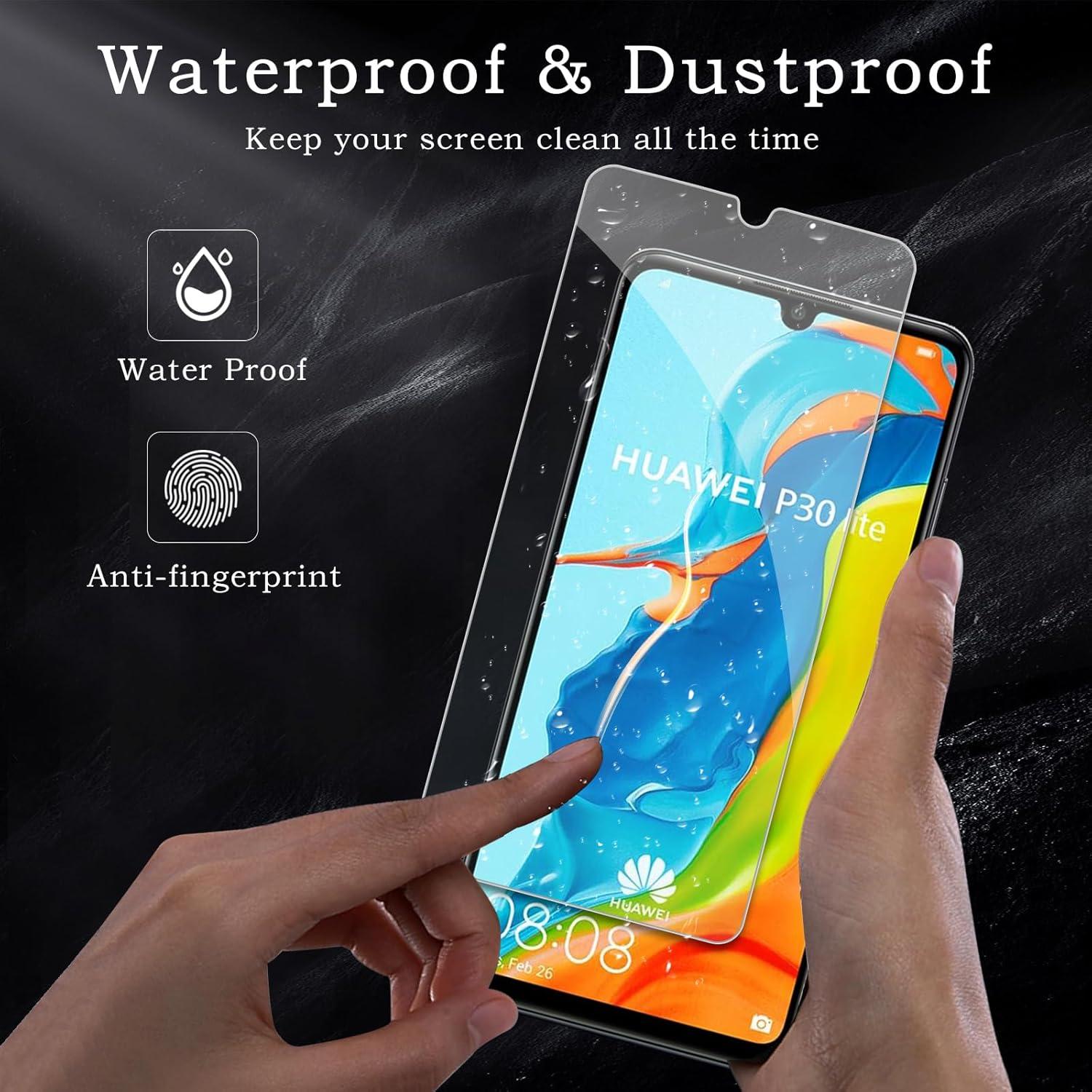 Panzer Schutzglas Huawei P30 Lite Gehärtetes Glas 9H Härte