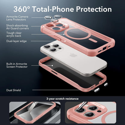 ESR iPhone 15 Pro Hülle MagSafe 360 Grad Stoßfest