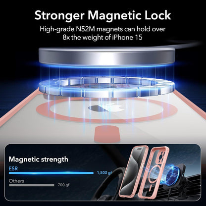 ESR iPhone 15 Pro Hülle MagSafe 360 Grad Stoßfest