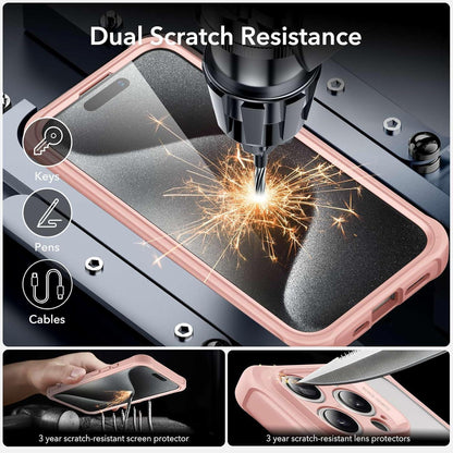 ESR iPhone 15 Pro Hülle MagSafe 360 Grad Stoßfest
