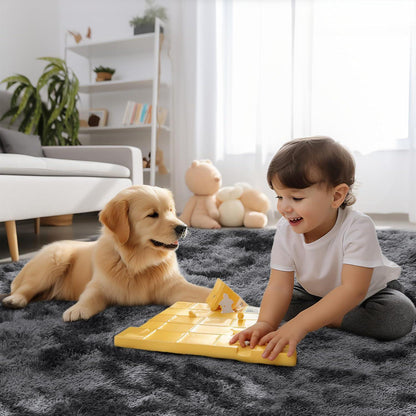 Großer Hochflor Teppich Grau 160x230cm Wohnzimmer Schlafzimmer Kinderzimmer rug