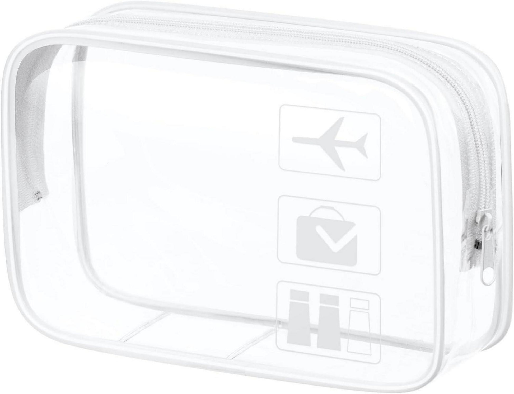 Transparente TSA-zugelassene PVC-Kulturtasche - Reise-Kosmetiktasche