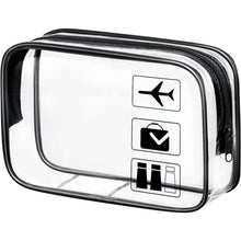 Aucuu Transparente Kulturtasche, PVC