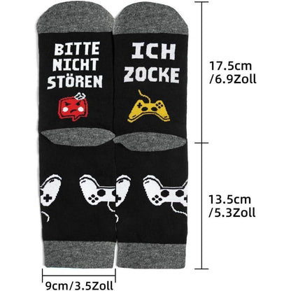 Gaming Socken Bitte Nicht Stören Ich Zocke Geschenk 43-46