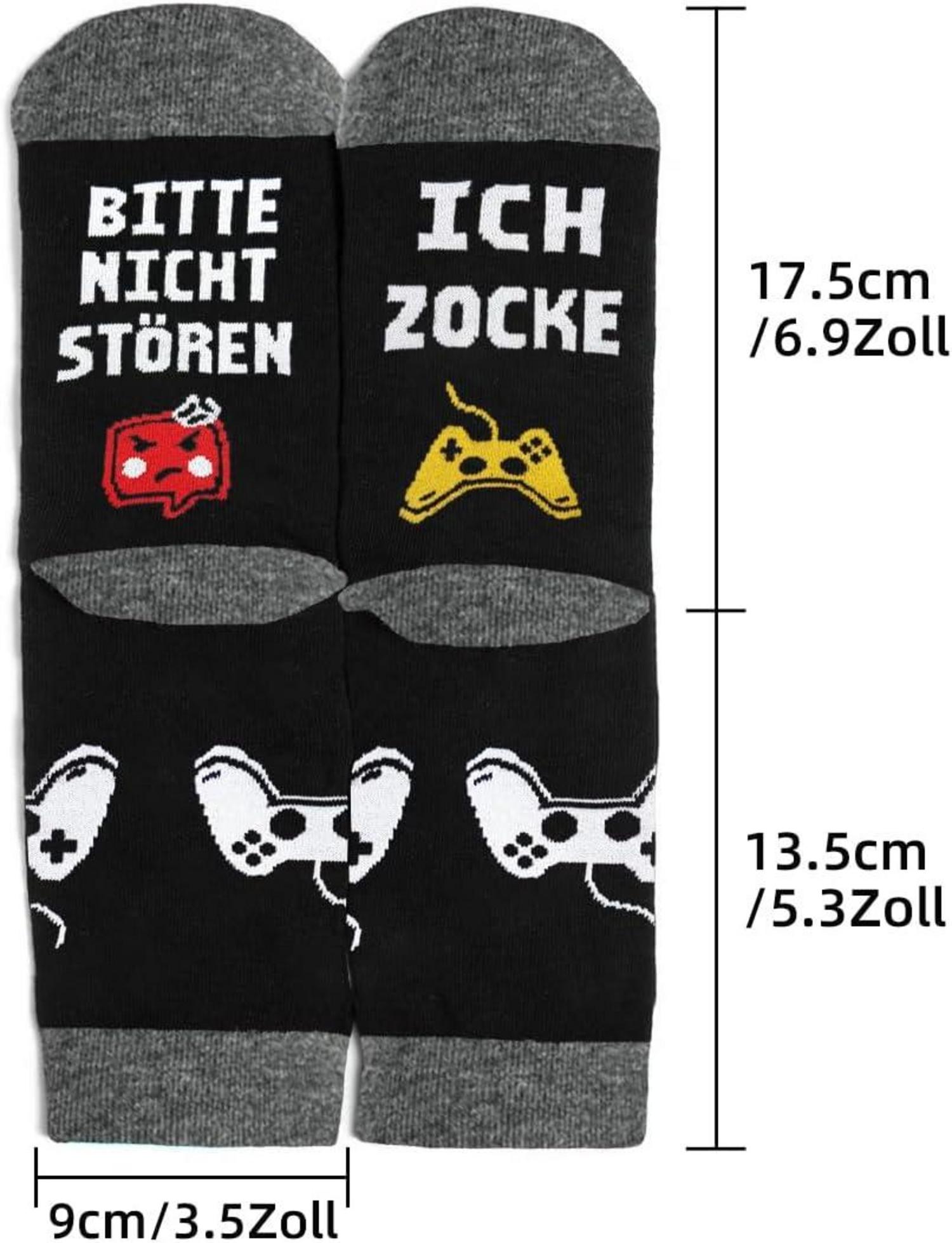 Gaming Socken Bitte Nicht Stören Ich Zocke Geschenk 43-46
