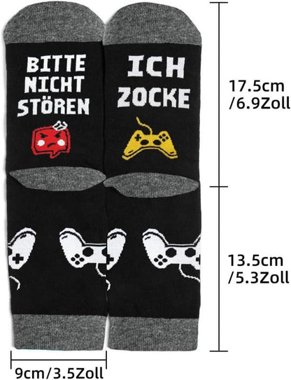 Gaming Socken Bitte Nicht Stören Ich Zocke Geschenk 43-46