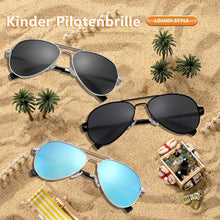 Pilotenbrille Kinder Sonnenbrille Polarisiert Gold/Rosa