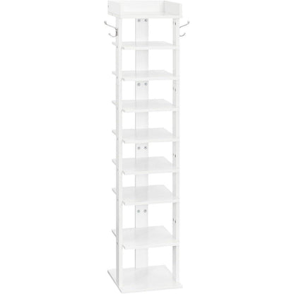 Vertikales Schuhregal mit 9 Ebenen und