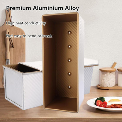 Brotbackform 1000g Aluminium Toastbrot Antihaft Backform Kastenform 34x13,5x12cm