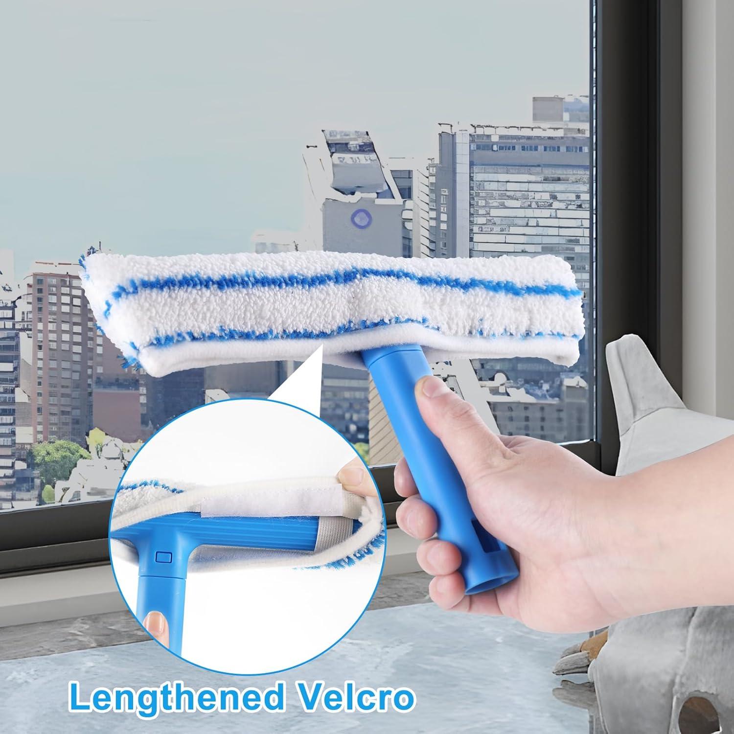 Professionelles Fensterreinigungsset Silikonabzieher Mikrofasertuch
