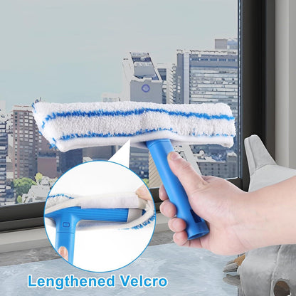 Professionelles Fensterreinigungsset Silikonabzieher Mikrofasertuch