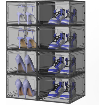 JOISCOPE Schuh-Organisator Stapelbarer Schuhkarton