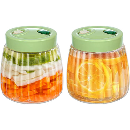 Kimchi Fermentierglas 1L 2er-Pack Entlüftungsöffnungen