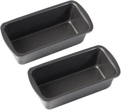 Edelstahl Brotbackform 2er Set 19x9x6cm Antihaftbeschichtet