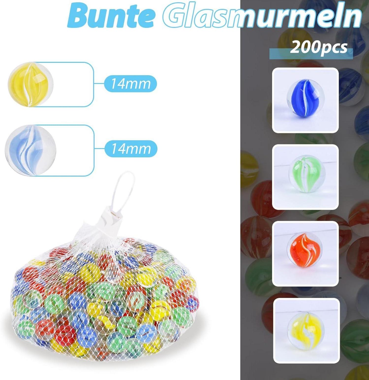 Bunte Glasmurmeln Kinder Murmelspiel Spielzeug
