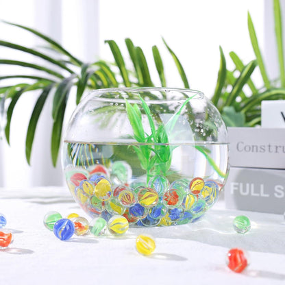 Bunte Glasmurmeln 200 Stück Kinder Murmelspiel Deko 14/16mm