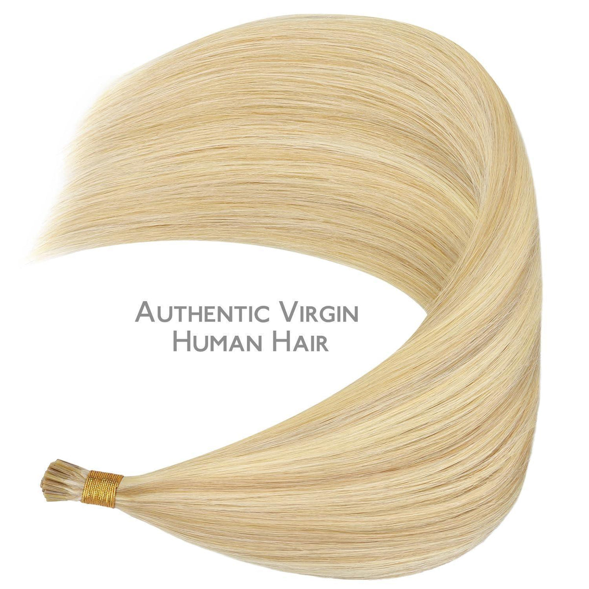 Echthaar Haarverlängerung I Tip Hellblond Highlights 45cm