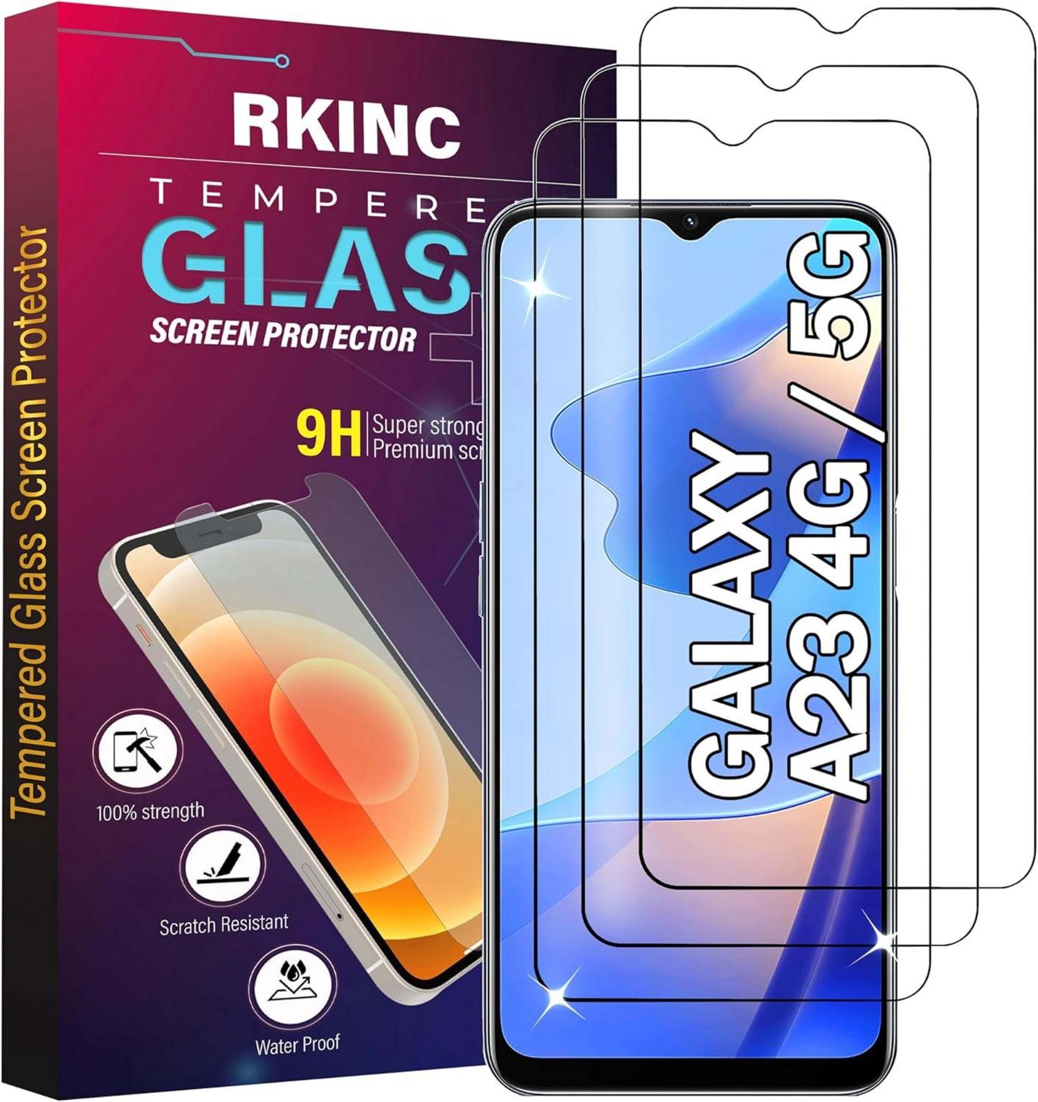 3er Pack Panzerglas Displayschutz Samsung Galaxy A23 4G 5G