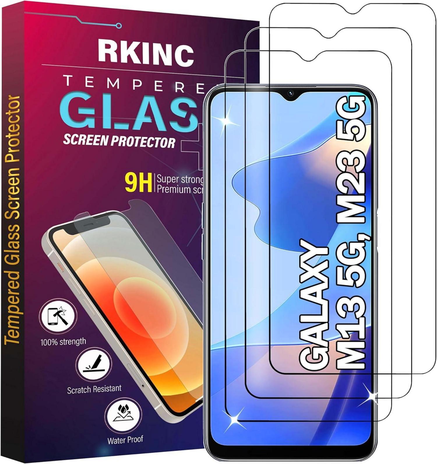 Panzerglas Displayschutz Samsung Galaxy M13 M23 5G 3er Pack 9H Ultra