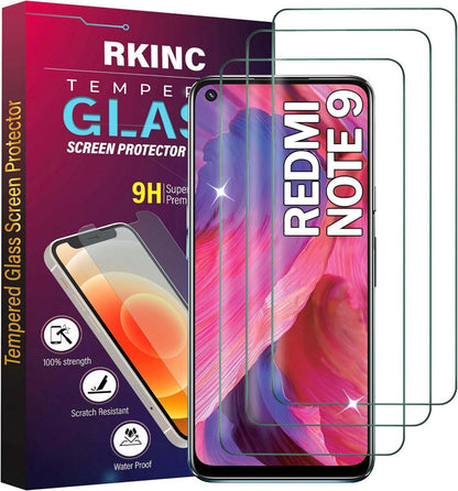 Panzer Glas Displayschutz Xiaomi Redmi Note 9 10X 4G 3er Pack