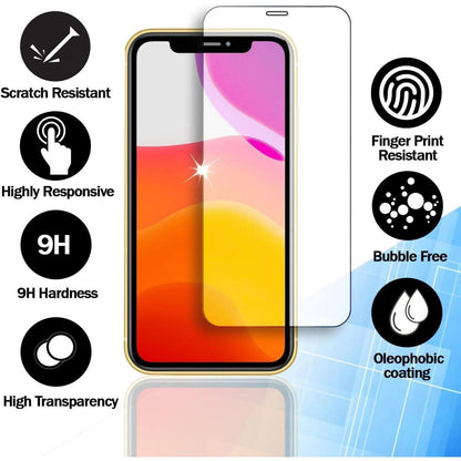 Panzerglas Schutzglas für iPhone 11 XR 6.1'', 3er Pack 9H