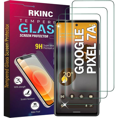 Panzer Glas Display Schutz Google Pixel 7A 3er Set 9H