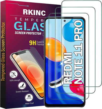 Panzerglas Displayschutzfolie Xiaomi Redmi Note 11 Pro 5G 3er Set