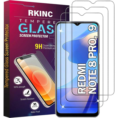 3er Pack Panzerglas Displayschutz Xiaomi Redmi Note 8 Pro