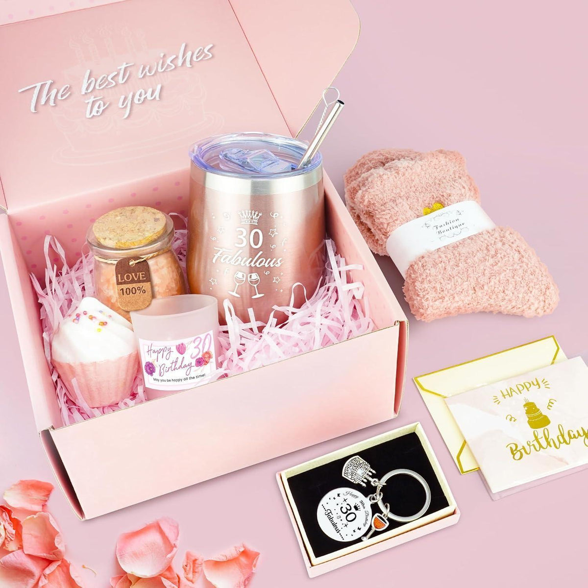 Geschenkset 30. Geburtstag Frau – Für Freundin, Mama, Schwester