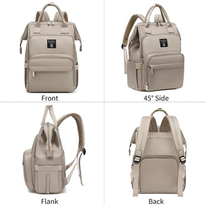Baby Wickelrucksack mit Wickelunterlage und großer Kapazität