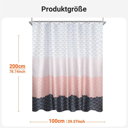 Duschvorhang Blume 100x200cm Wasserdicht Antischimmel