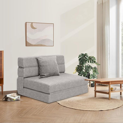 Schlafsessel mit Memory Schaum & Kissen – Gästesofa 100x190cm