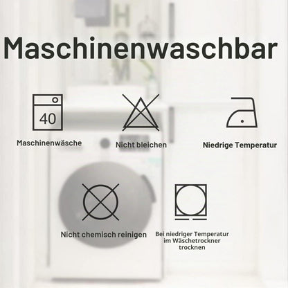 Runde Jacquard Tischdecke 120cm – Cremeweiß, Wellenrand