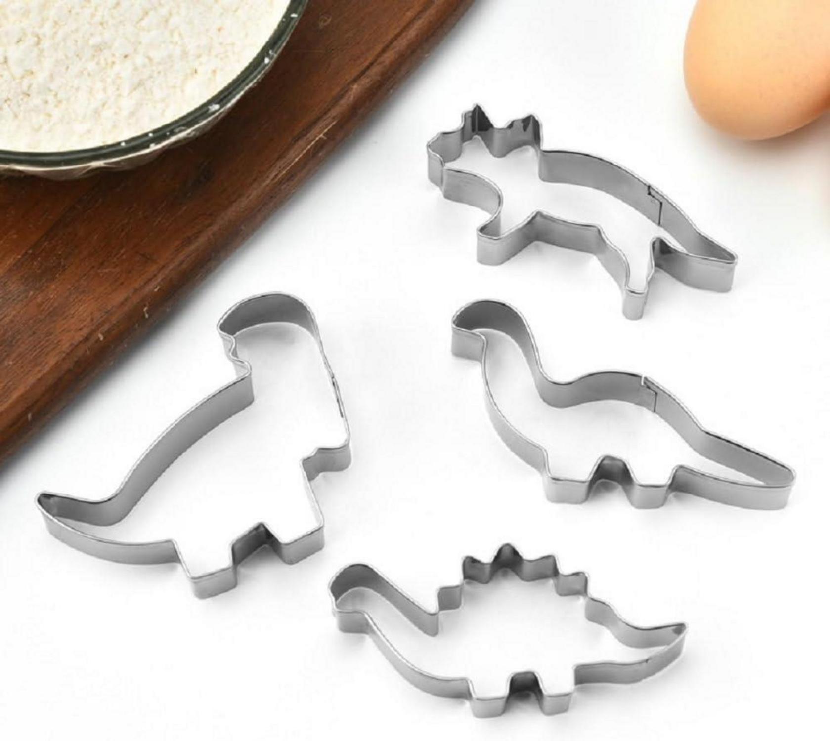 Dinosaurier Ausstechformen Set für Kinder Geburtstag & Weihnachten
