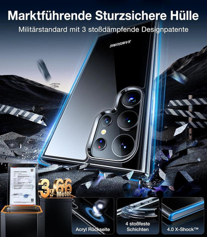 Samsung Galaxy S24 Ultra Hülle TORRAS Diamond Series Anti-Vergilbung